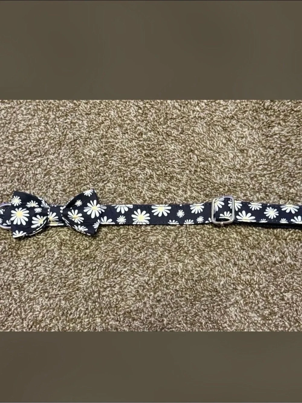 Daisy Bow Collar - Size Medium